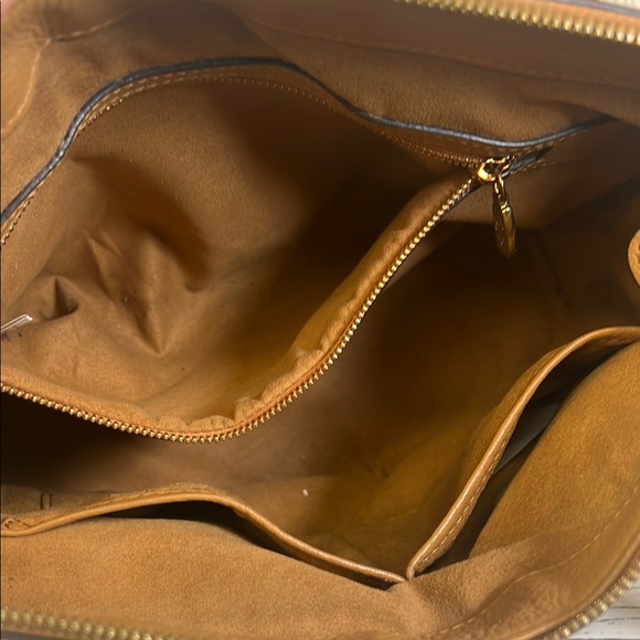MCM Tan Monogram Tote with Versatile Straps - Picture 13 of 13